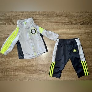 BabyBoy ADIDAS 2 Piece Zip•Up OutFit Size 3m